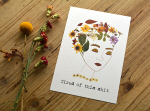 Poster A4: ‘Tired of this shit’