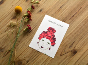 Postkaart ‘Divinely guided’