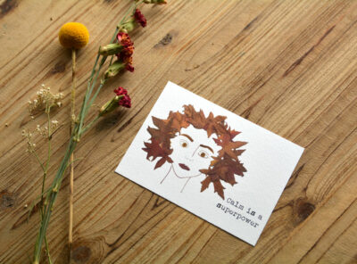 Postkaart ‘Calm is a superpower’