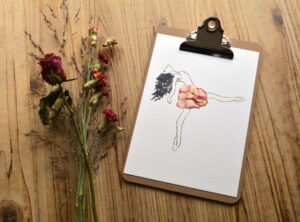 Poster A5: ‘Dancer’ met Klembord