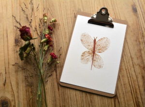 Poster A5: ‘Butterfly’ met Klembord