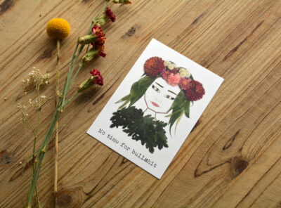 Postkaart ‘No Time For Bullshit’