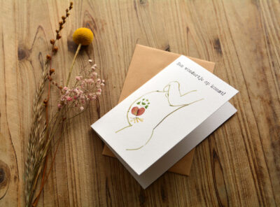 Wenskaart ‘Een wondertje op komst’