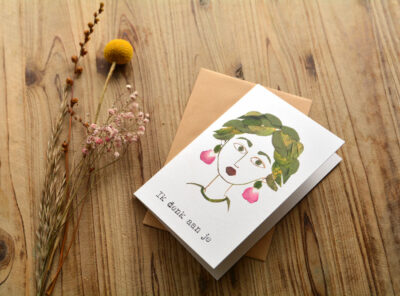 Wenskaart ‘Ik denk aan je’